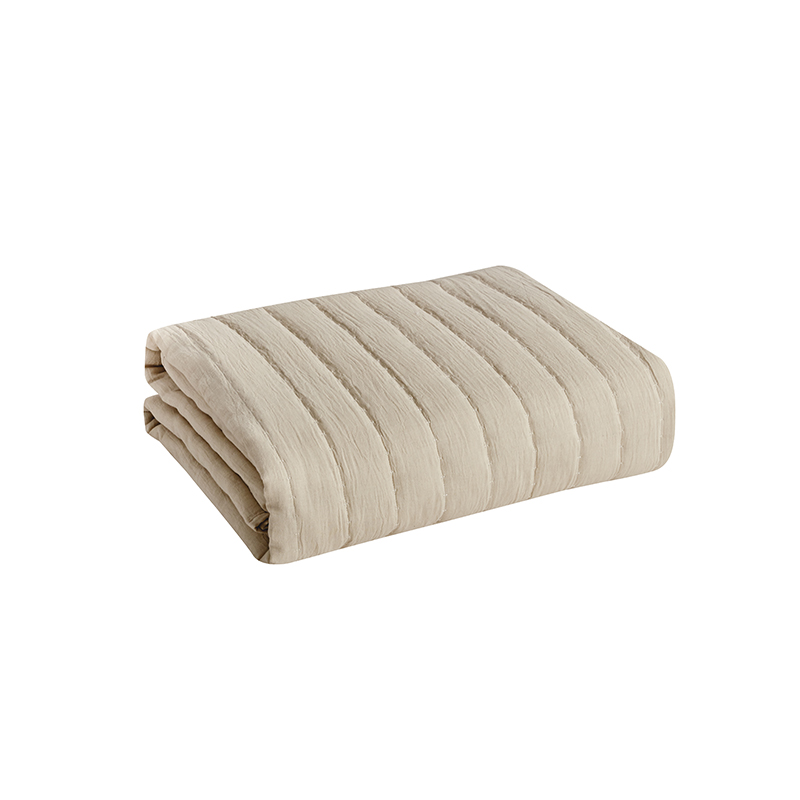 B00002 Stickerei-Set, 3-teilig, Beige, Steppdecke
